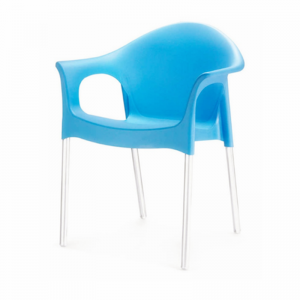 Kunststoffform für Stühle aus Metallrohrbeinen